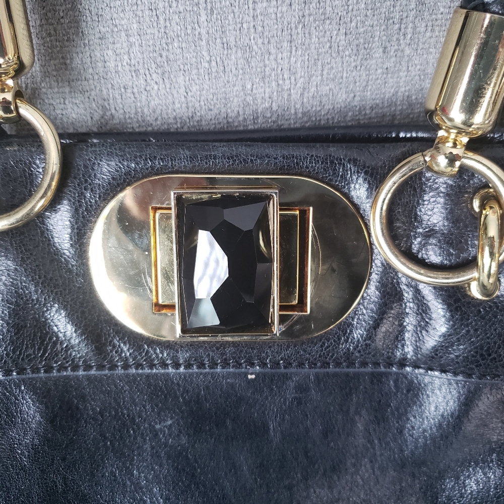 Badgley Mischka Turnlock Handbag